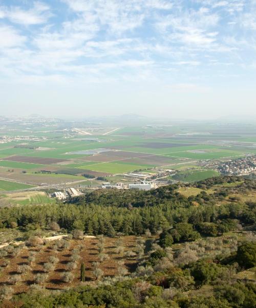 Una hermosa vista de Afula