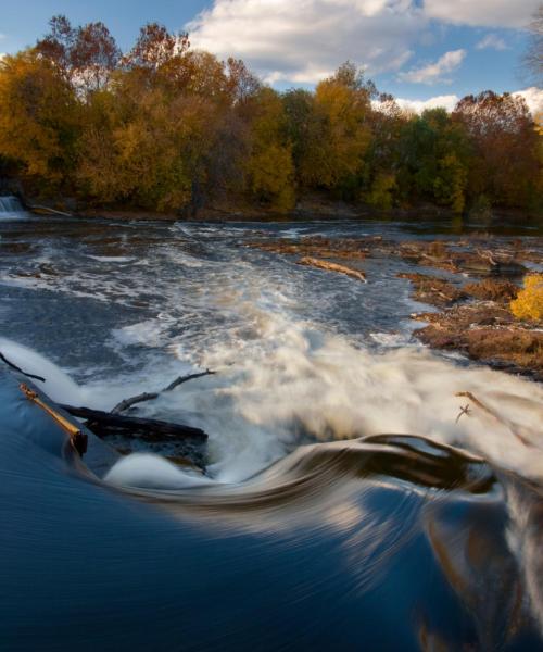 Una hermosa vista de Elmwood Park