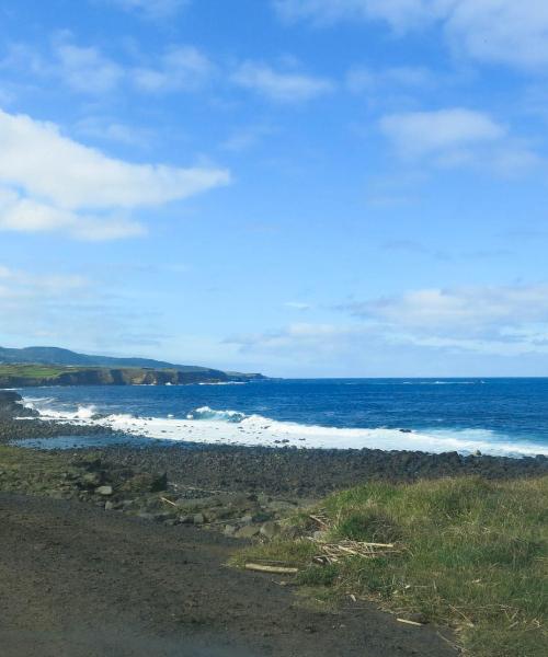A beautiful view of Lajes serviced by Lajes Air Base.