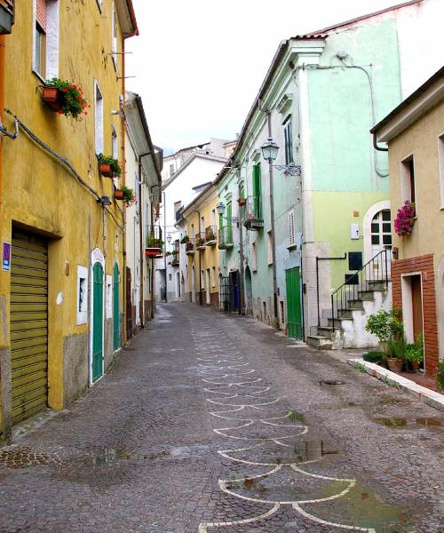 Krásný pohled na město Isernia