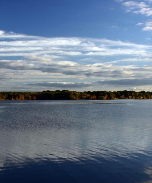 Ein schöner Blick auf New Milford