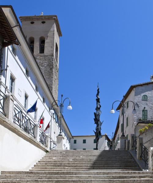 Spoleto şehrinden güzel bir manzara