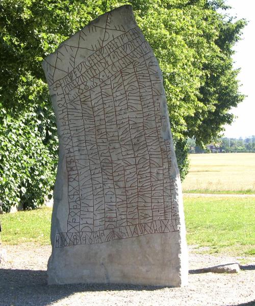 Krásný pohled na město Mjölby