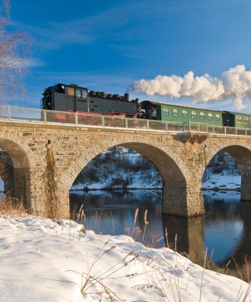 Krásny pohľad na mesto Dippoldiswalde