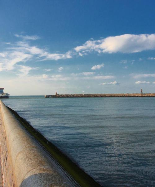 Ein schöner Blick auf Calais