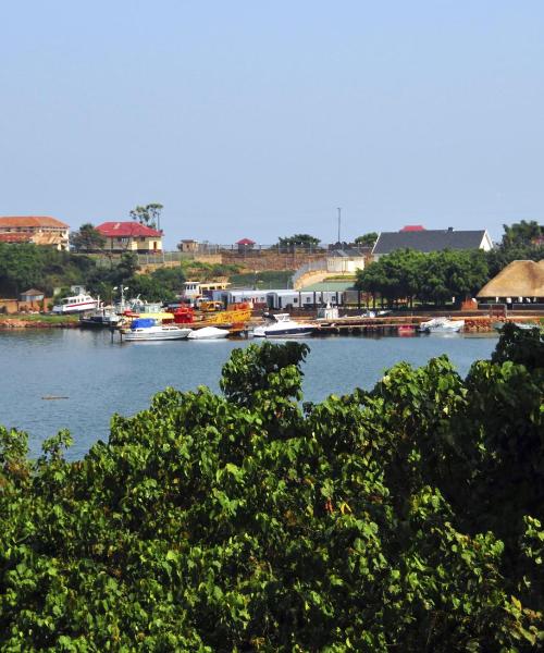 A beautiful view of Entebbe.