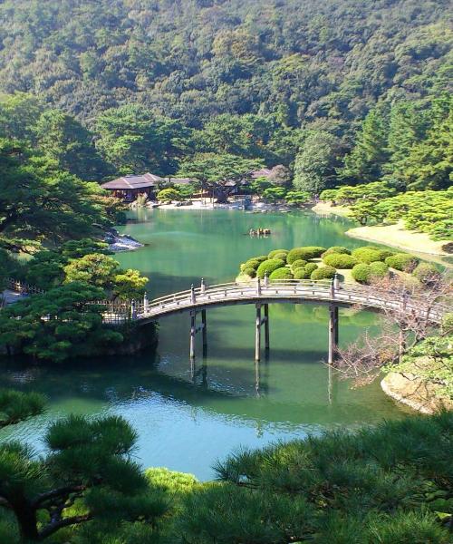 A beautiful view of Takamatsu.