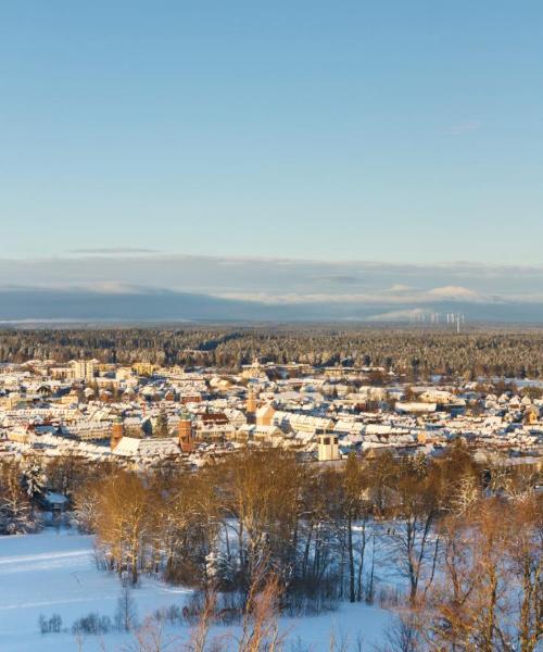 Красивый вид города Фройденштадт