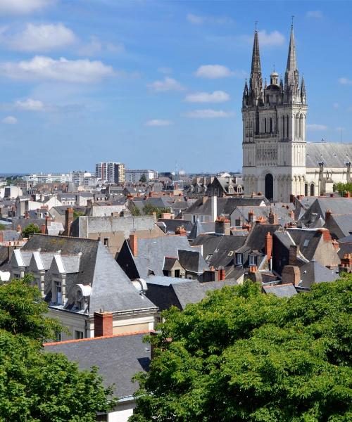 Ein schöner Blick auf Angers