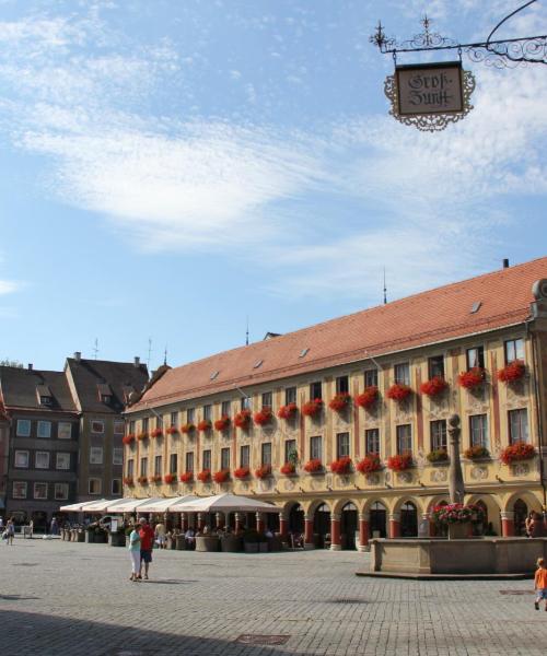 Una panoràmica bonica de Memmingen, que és a prop de Aeroport de Memmingen