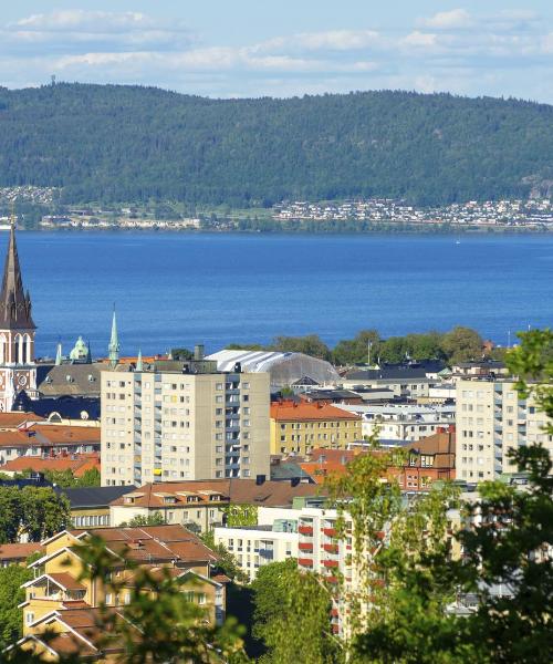 Una bellissima vista di Jönköping