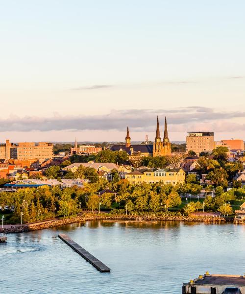 Una bonita panorámica de Charlottetown