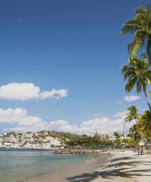 A beautiful view of Fort-de-France serviced by Martinique Aime Cesaire International Airport