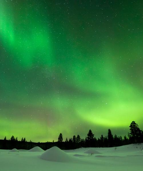 A beautiful view of Ivalo serviced by Ivalo Airport