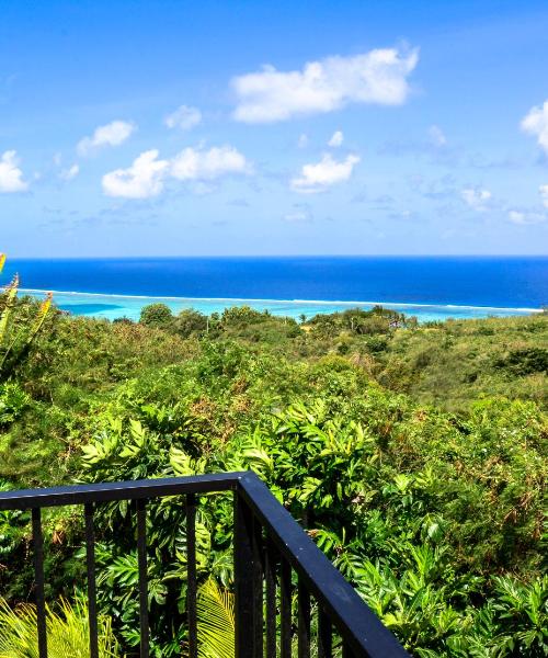 A beautiful view of Garapan serviced by Francisco C. Ada/Saipan International Airport.