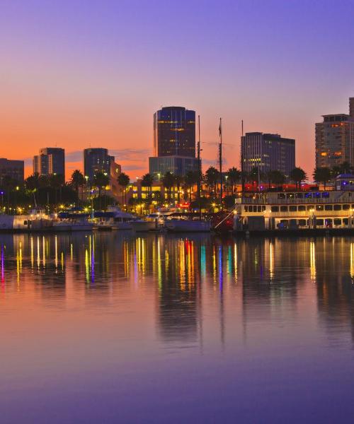 Una bonita panorámica de Hawaiian Gardens