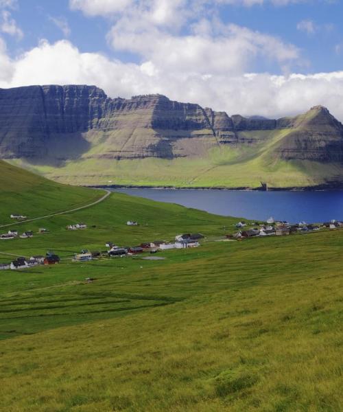 Ein schöner Blick auf Sørvágur