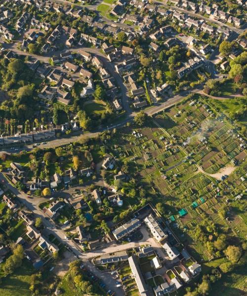 Ein schöner Blick auf Garden City