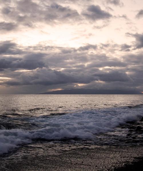 A beautiful view of Playa de Santiago serviced by La Gomera Airport.