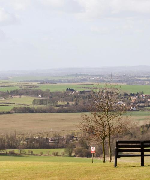 Een mooi uitzicht op Dunstable