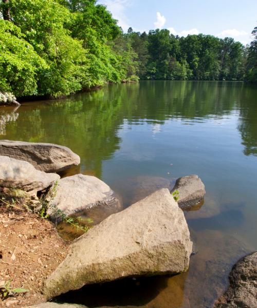 Krásny pohľad na mesto Mooresville