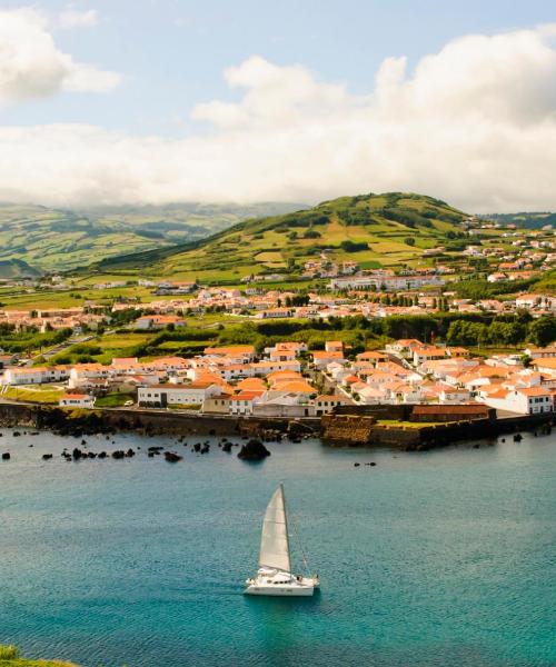 Una bellissima vista di Horta