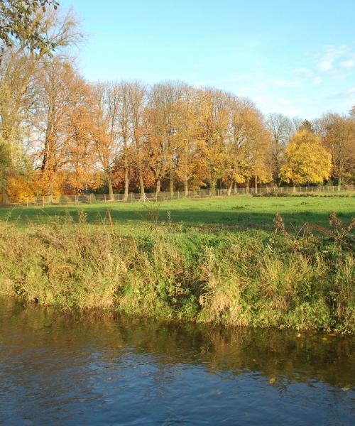 Linna Ratingen kaunis vaade