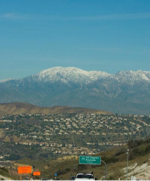 Ein schöner Blick auf San Bernardino