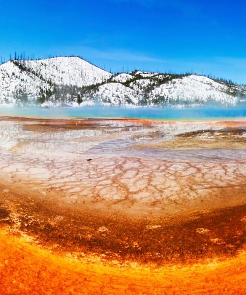 Een mooi uitzicht op West Yellowstone