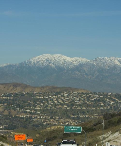 Una bonita panorámica de Redlands