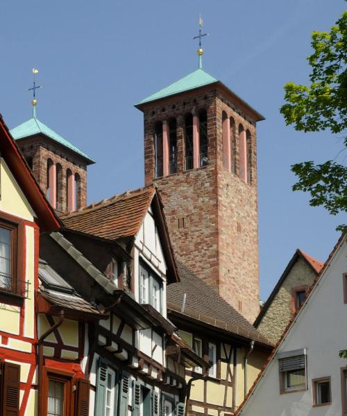 Una bonita panorámica de Bensheim