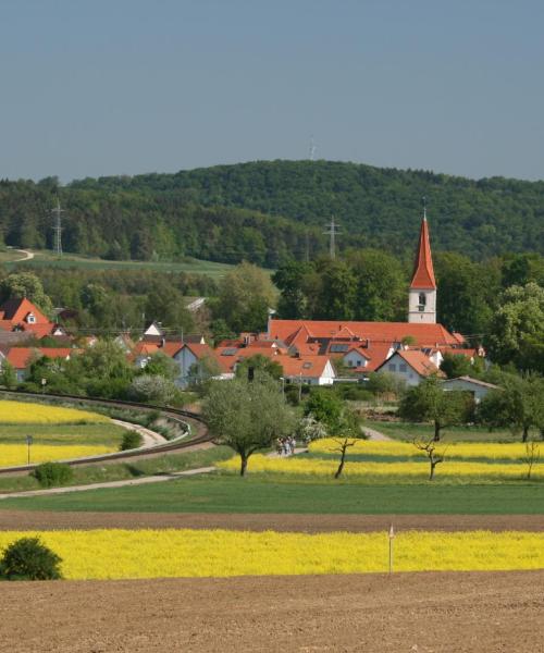 Krásný pohled na město Hellenthal