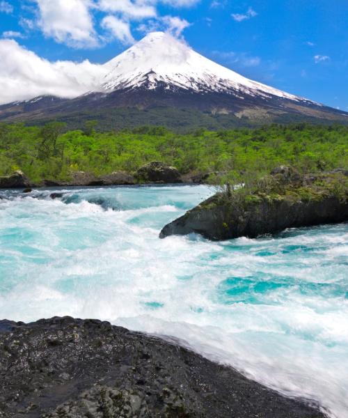 A beautiful view of Osorno.