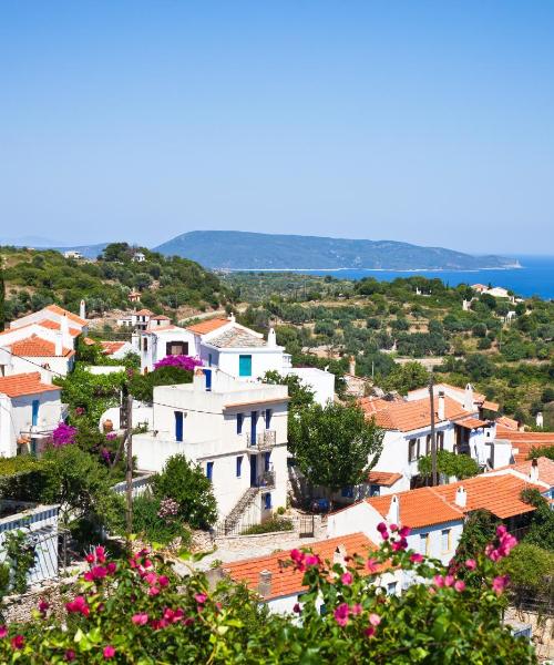 A beautiful view of Alonnisos Old Town.