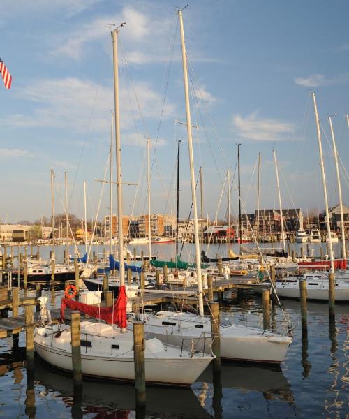 Piękny widok na miasto Annapolis