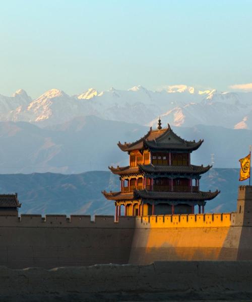 A beautiful view of Jiayuguan.