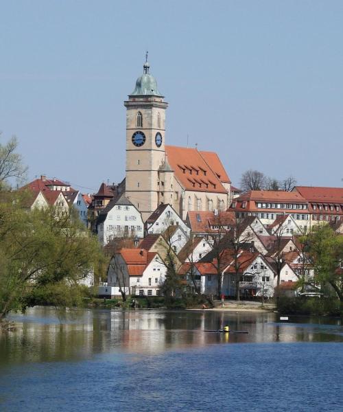 Krásny pohľad na mesto Nürtingen