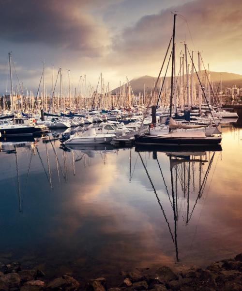 A beautiful view of Hendaye.