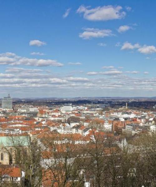 Kaunis näkymä kaupunkiin Bielefeld