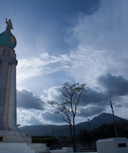 Piękny widok na miasto San Salvador