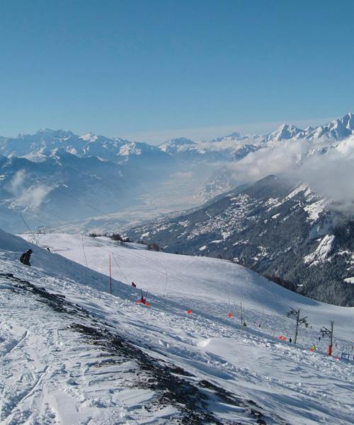 Krásný pohled na město Sierre