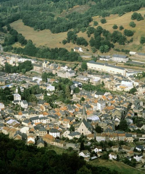 Een mooi uitzicht op Brive-la-Gaillarde