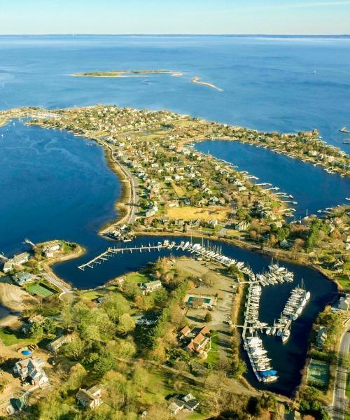 Una bonita panorámica de Westport