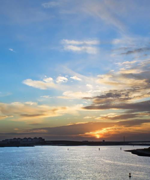 Een mooi uitzicht op Duinkerke