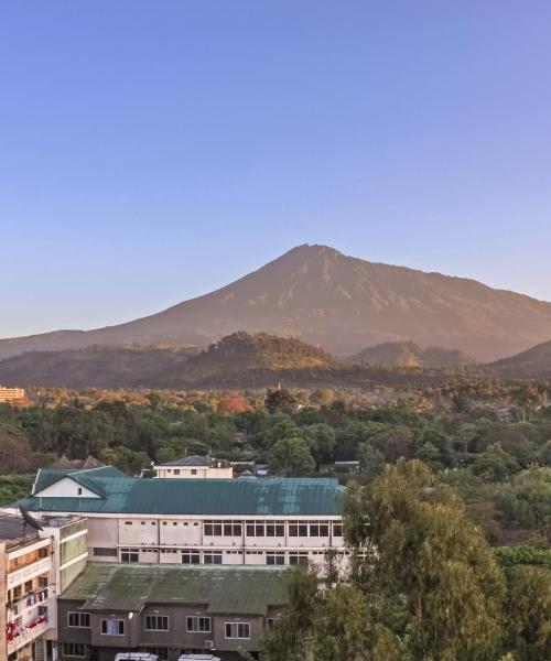 A beautiful view of Arusha.