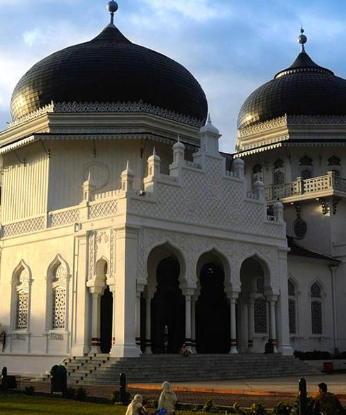 Krásný pohled na město Banda Aceh