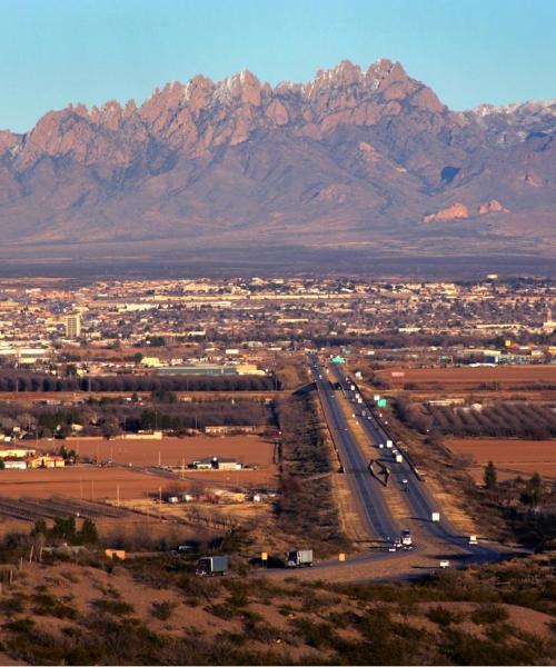 Una bonita panorámica de Las Cruces