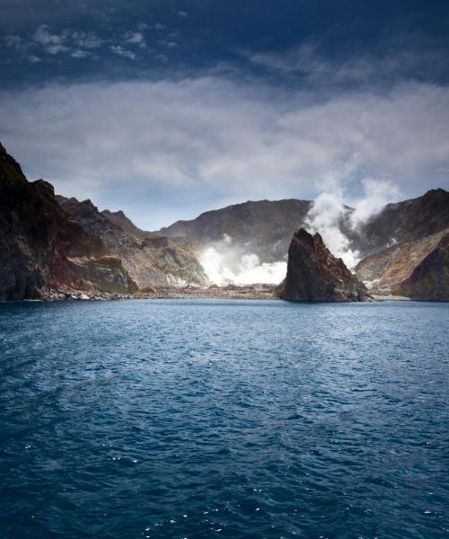 Een mooi uitzicht op Whakatane