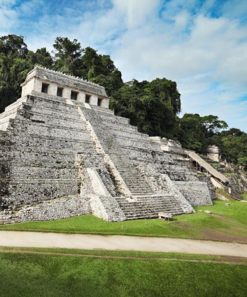 A beautiful view of Palenque