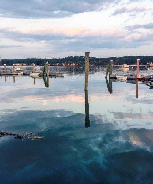 Una bonita panorámica de Wiscasset